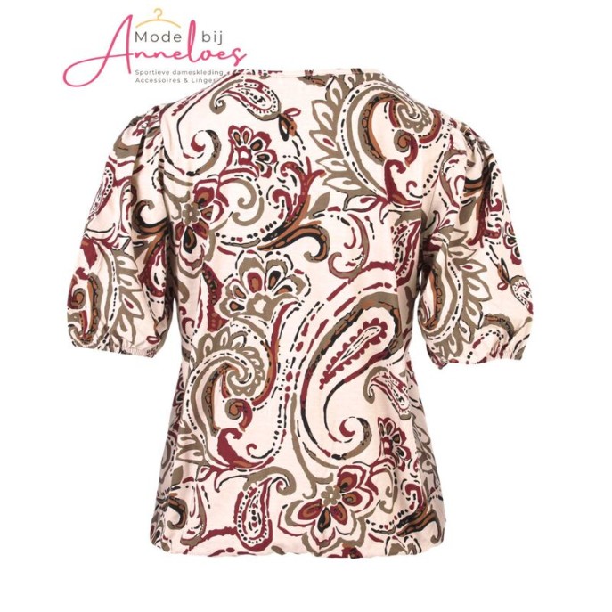 Enjoy Blouson paisley print 183672 Port Enjoy Blouson paisley print 183672 Port